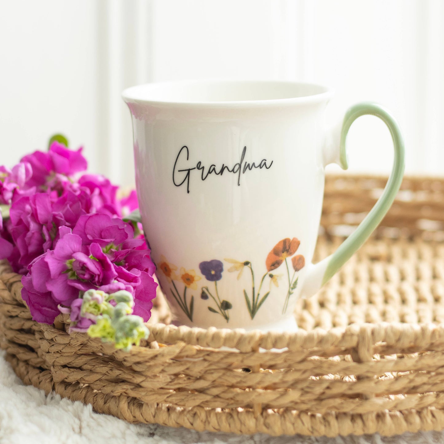 Floral Grandma Mug