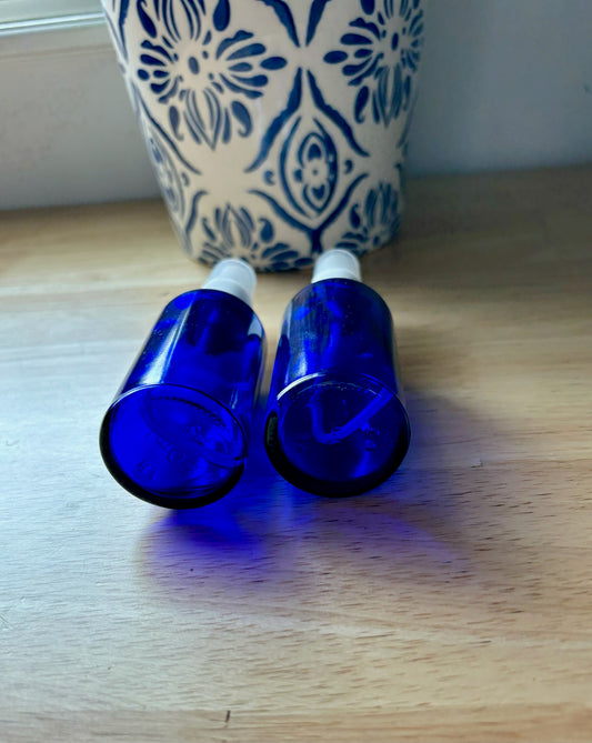 Small Spray Bottle Set of 2 in Blue