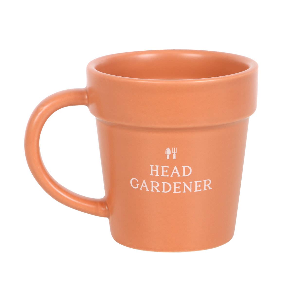 Head Gardener Plant Pot Mug and Spoon