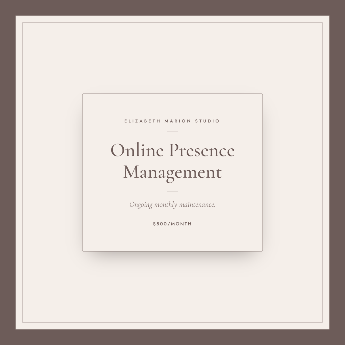Online Presence Management