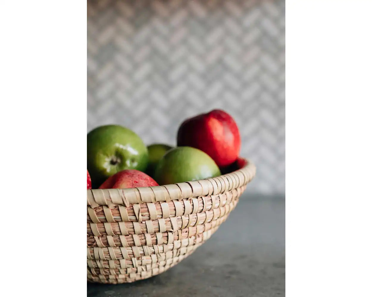 Large Kaisa Grass Basket Bowl