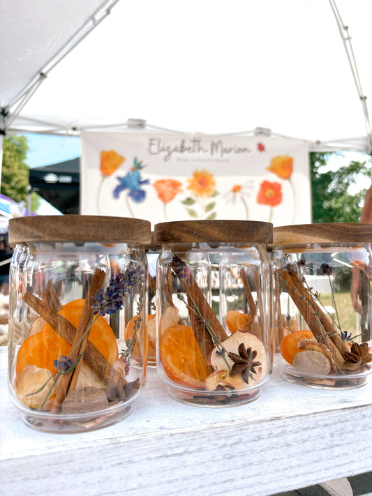 Fall Garden Simmer Pot Jar
