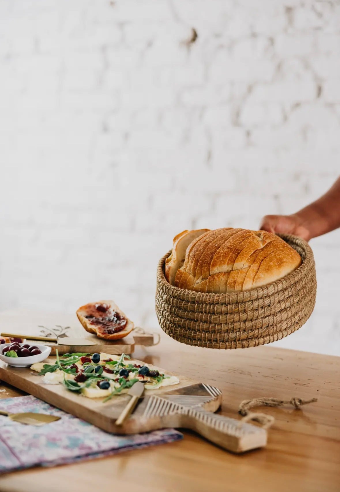 Toasty Round Terracotta Bread Basket