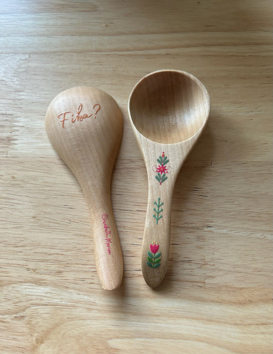 Wooden Swedish Coffee Spoon