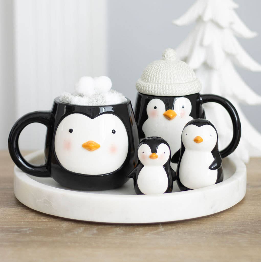 Hugging Penguins Salt and Pepper Shakers