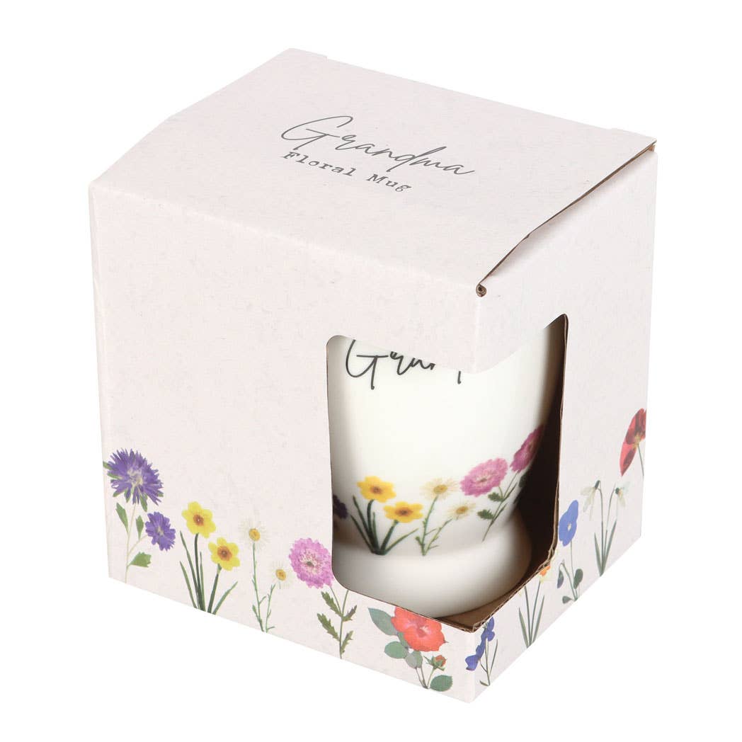 Grandma Wildflower Pedestal Mother's Day Mug