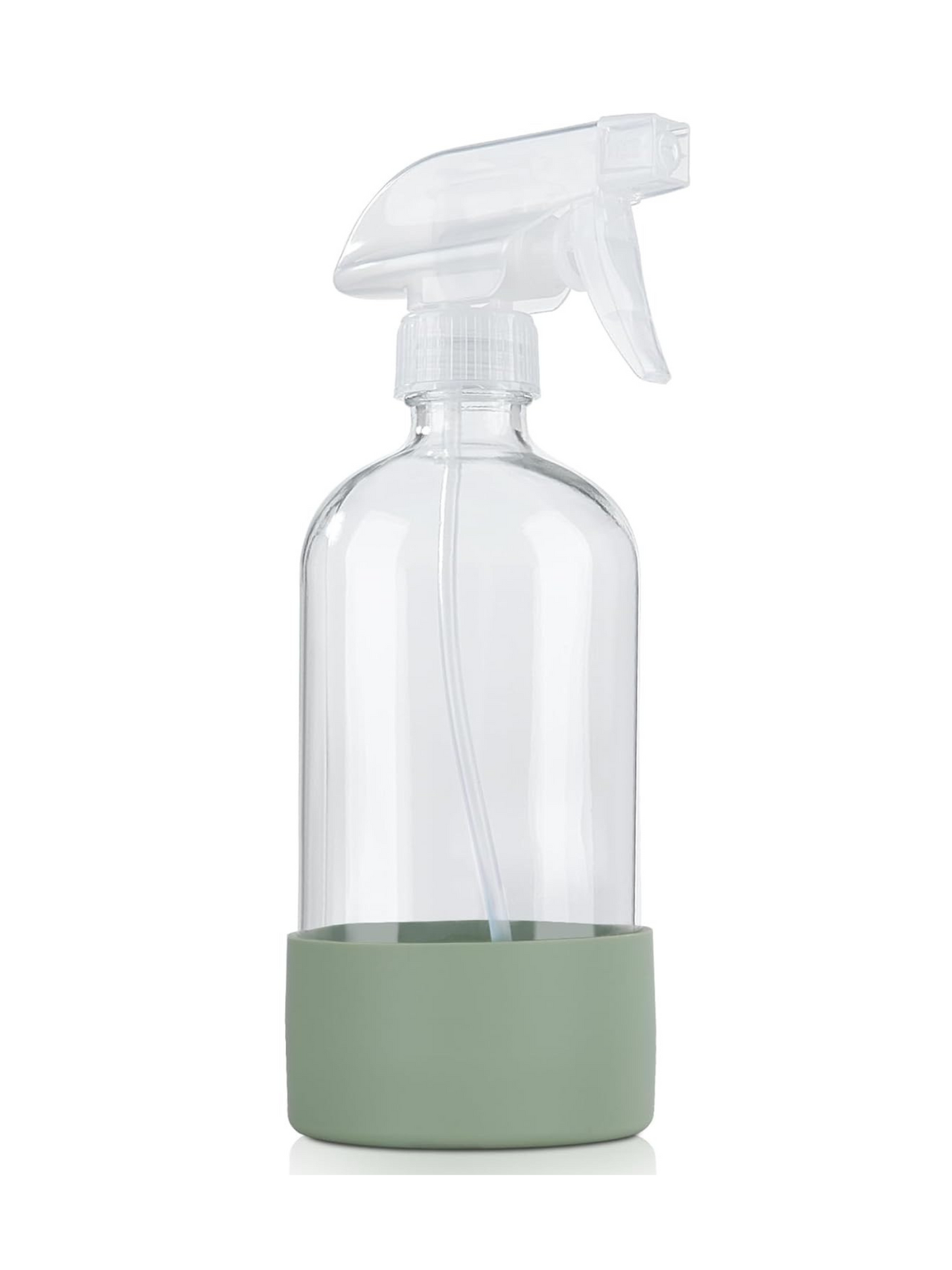 16oz Large Glass Spray Bottle Green