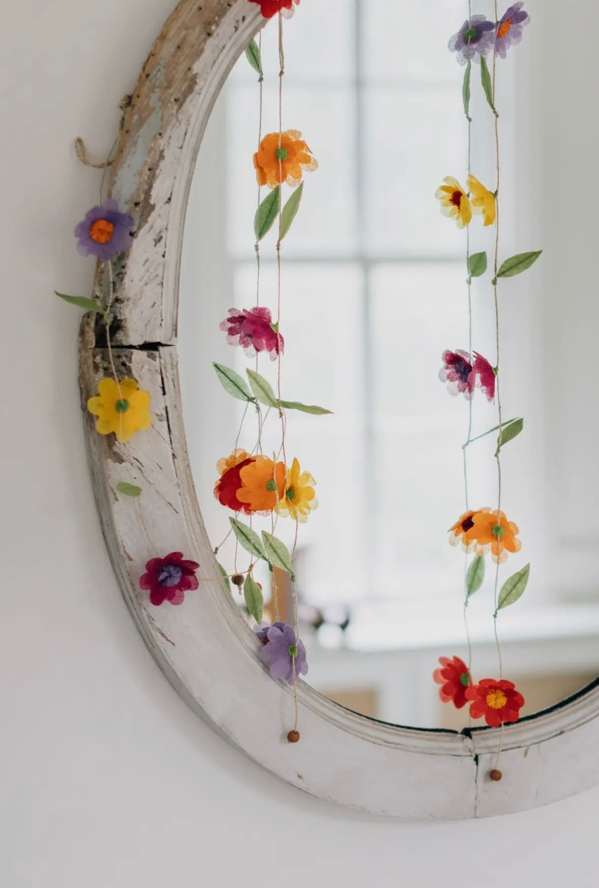 Silk Flower Garland