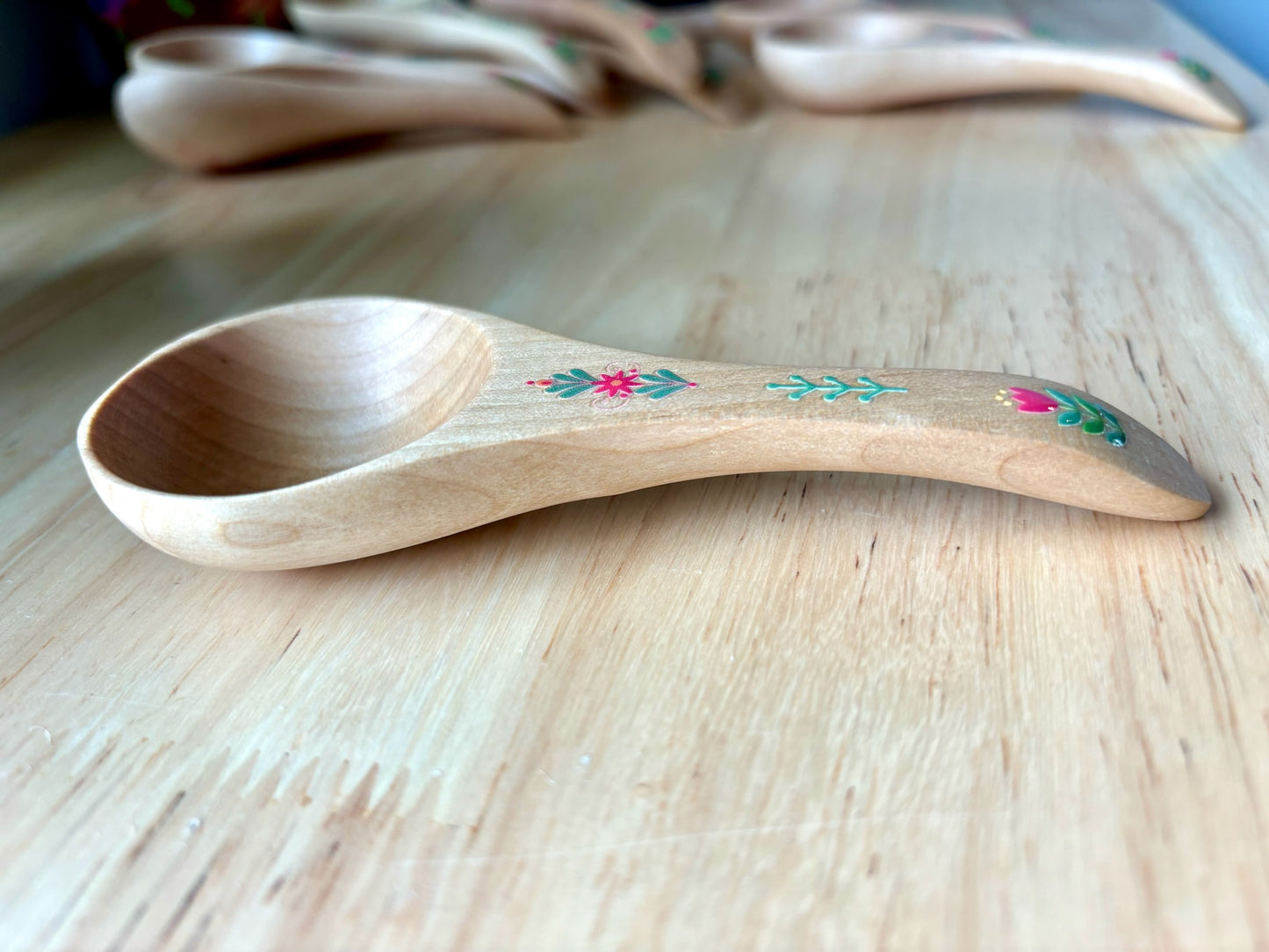 Wooden Swedish Coffee Spoon