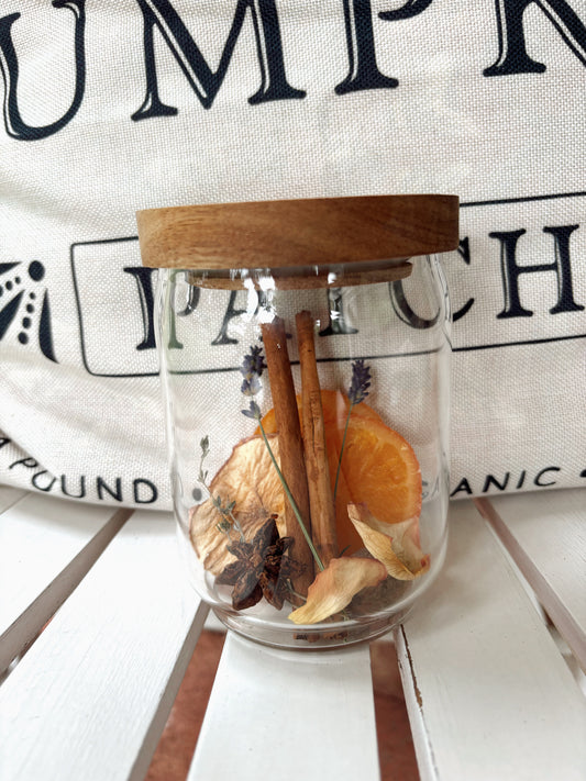 Fall Garden Simmer Pot Jar