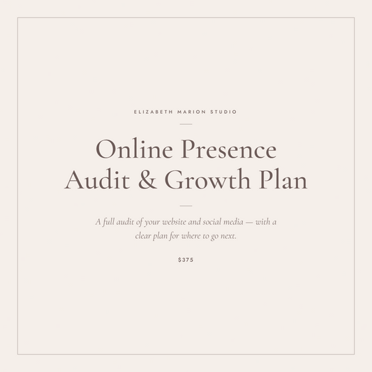 Online Presence Audit & Growth Plan