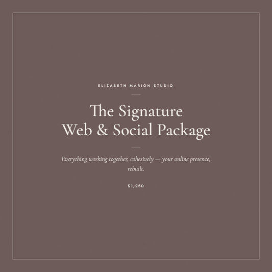 The Signature Web & Social Package